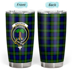 MacEwan Modern Tartan Crest Tumbler