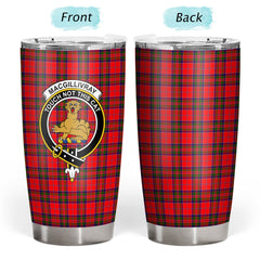 MacGillivray Modern Tartan Crest Tumbler