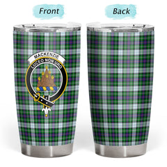 MacKenzie Dress Modern Tartan Crest Tumbler