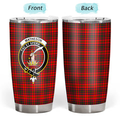 Matheson Modern Tartan Crest Tumbler