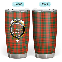 McAulay Ancient Tartan Crest Tumbler