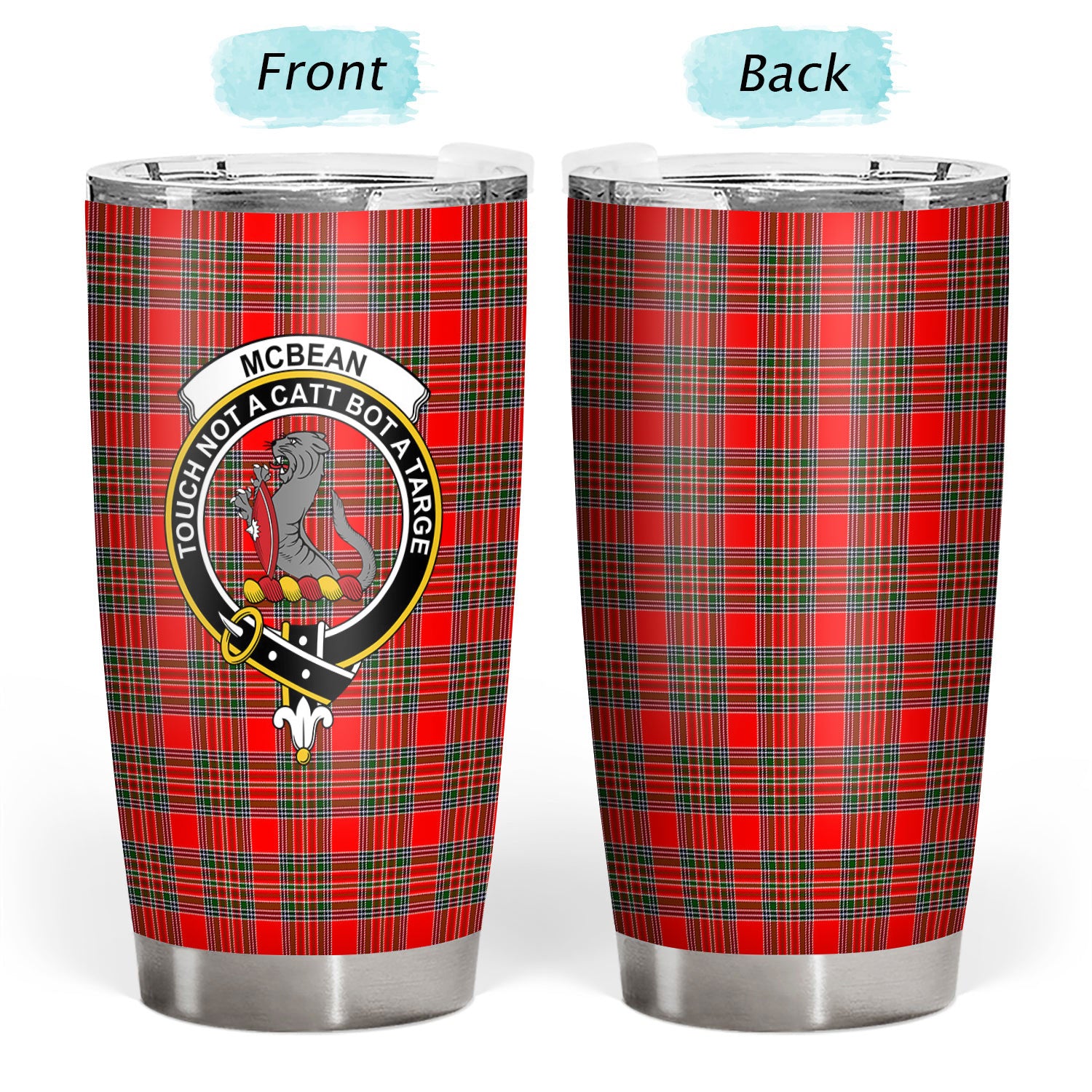 McBean Tartan Crest Tumbler