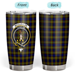 McClellan Modern Tartan Crest Tumbler