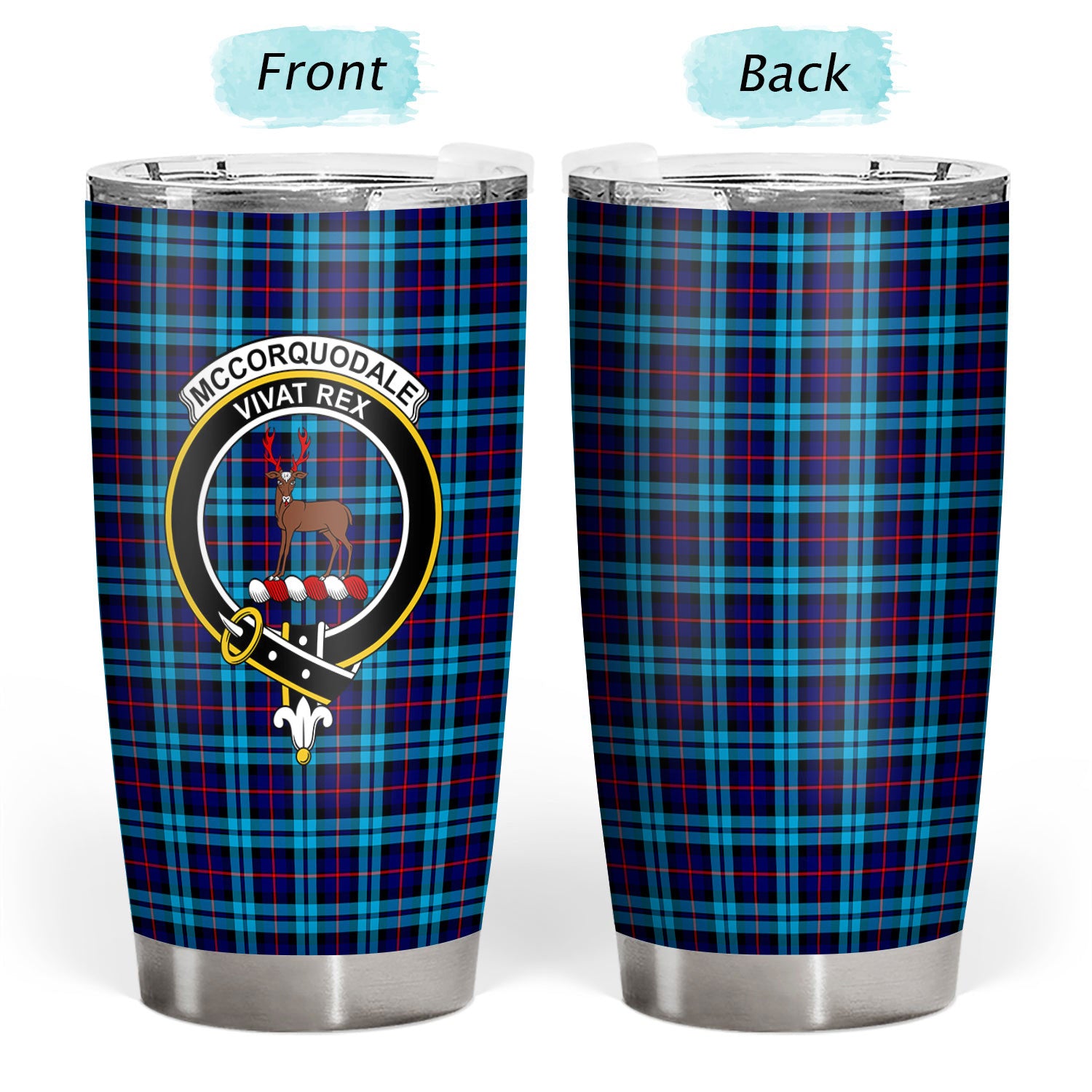 McCorquodale Tartan Crest Tumbler