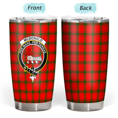 McDonald of Sleat Tartan Crest Tumbler