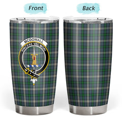 McDowall Tartan Crest Tumbler