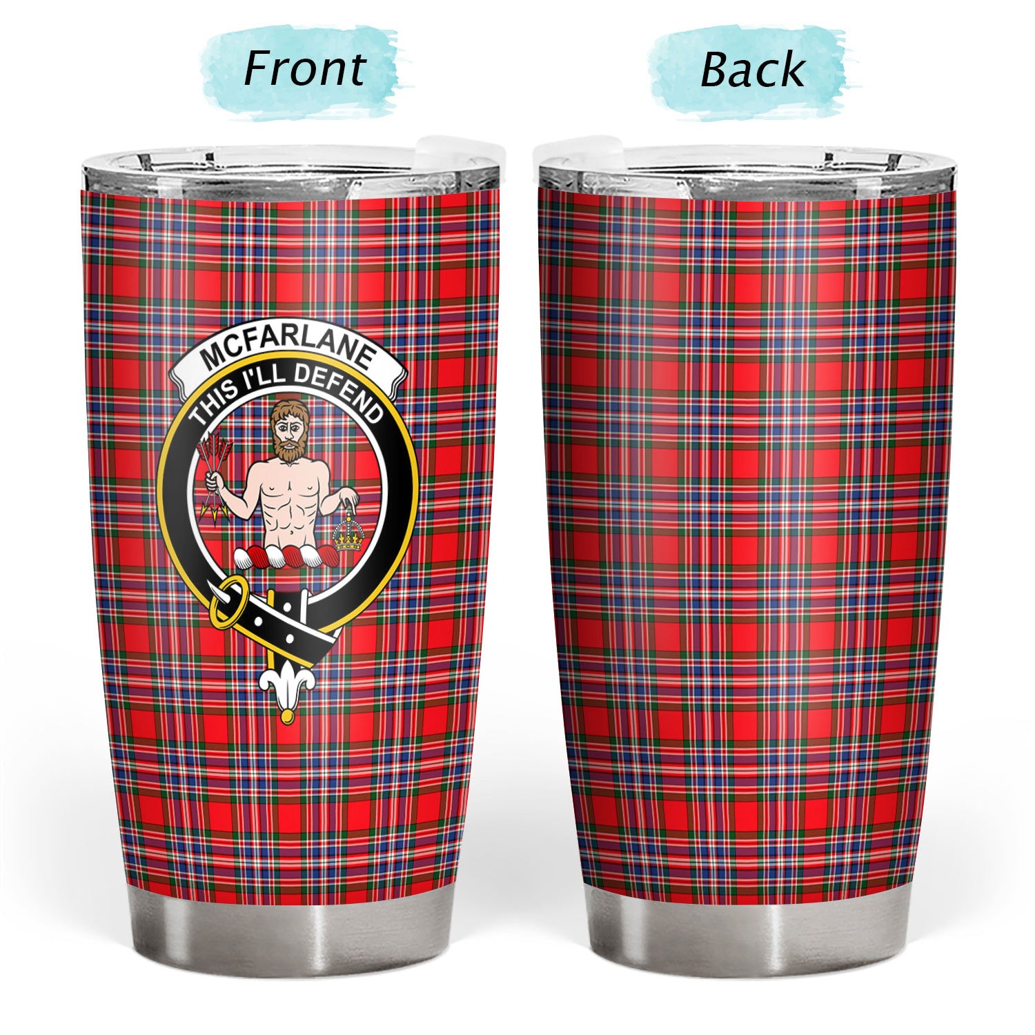 McFarlane Modern Tartan Crest Tumbler