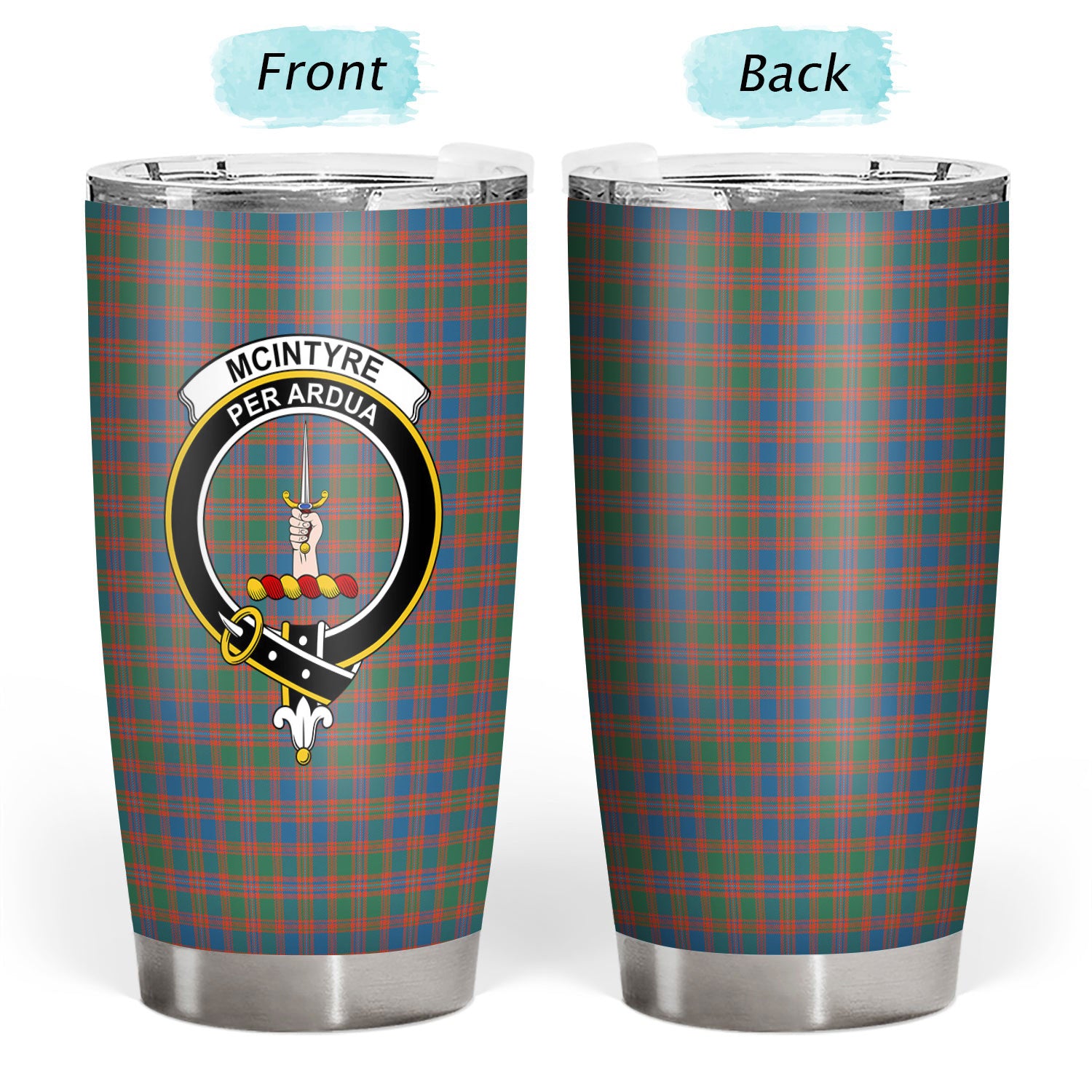 McIntyre Ancient Tartan Crest Tumbler