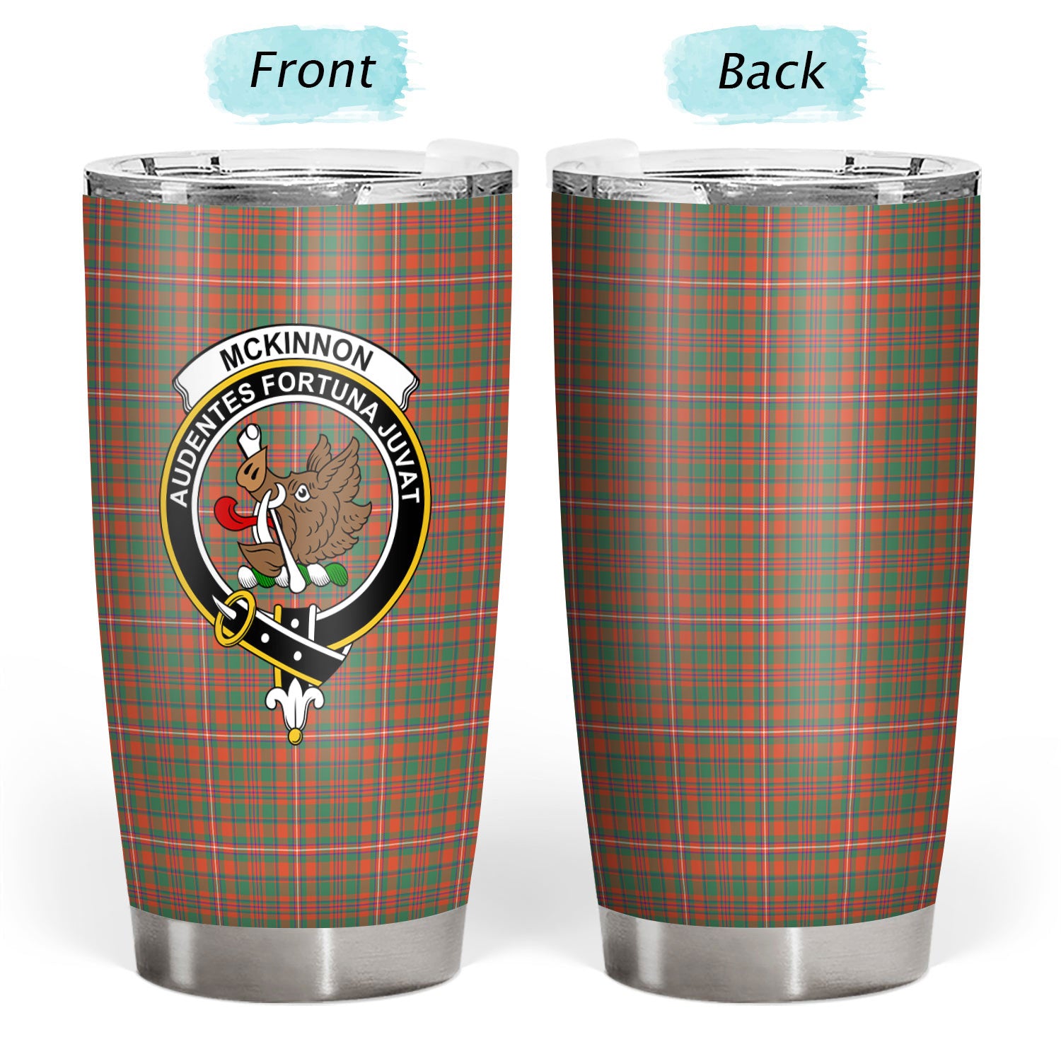 McKinnon Ancient Tartan Crest Tumbler