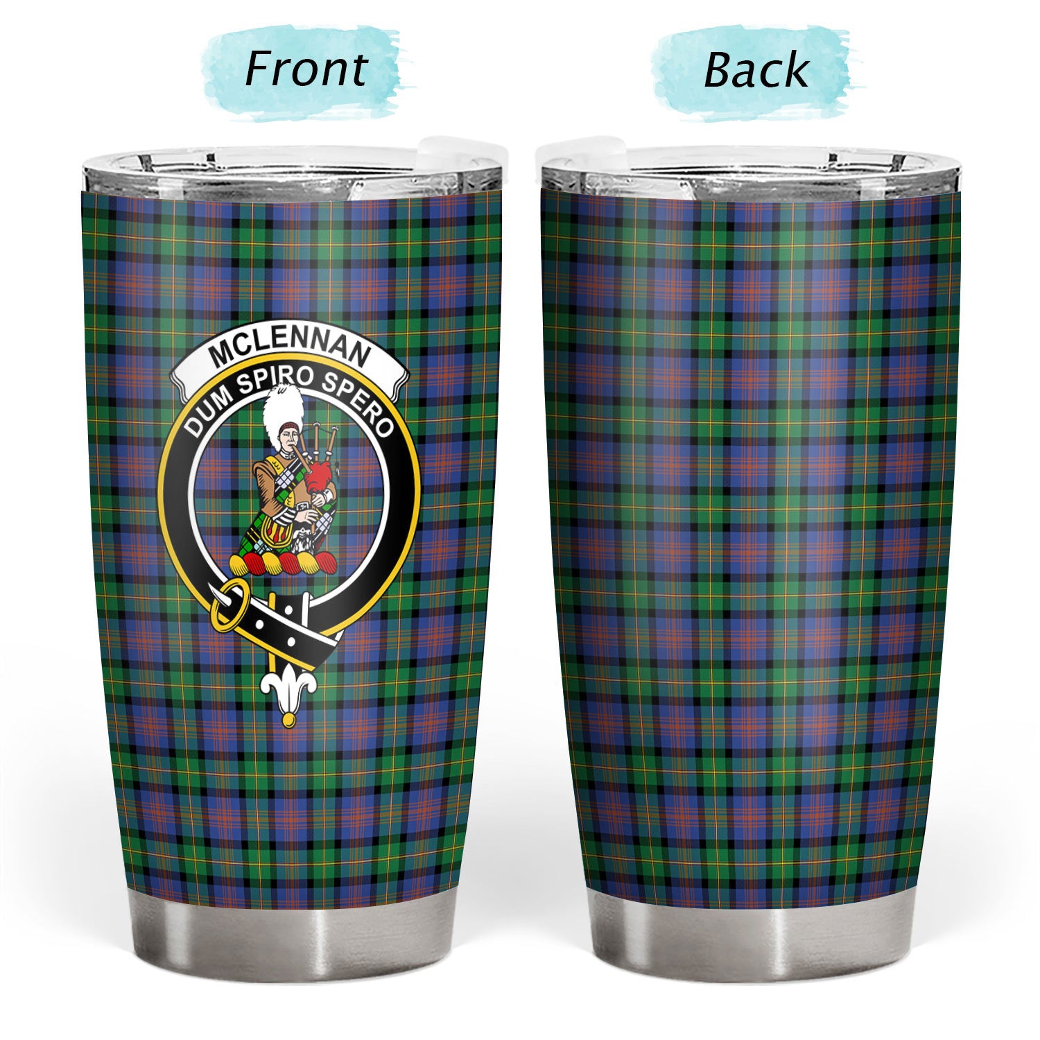 McLennan Ancient Tartan Crest Tumbler