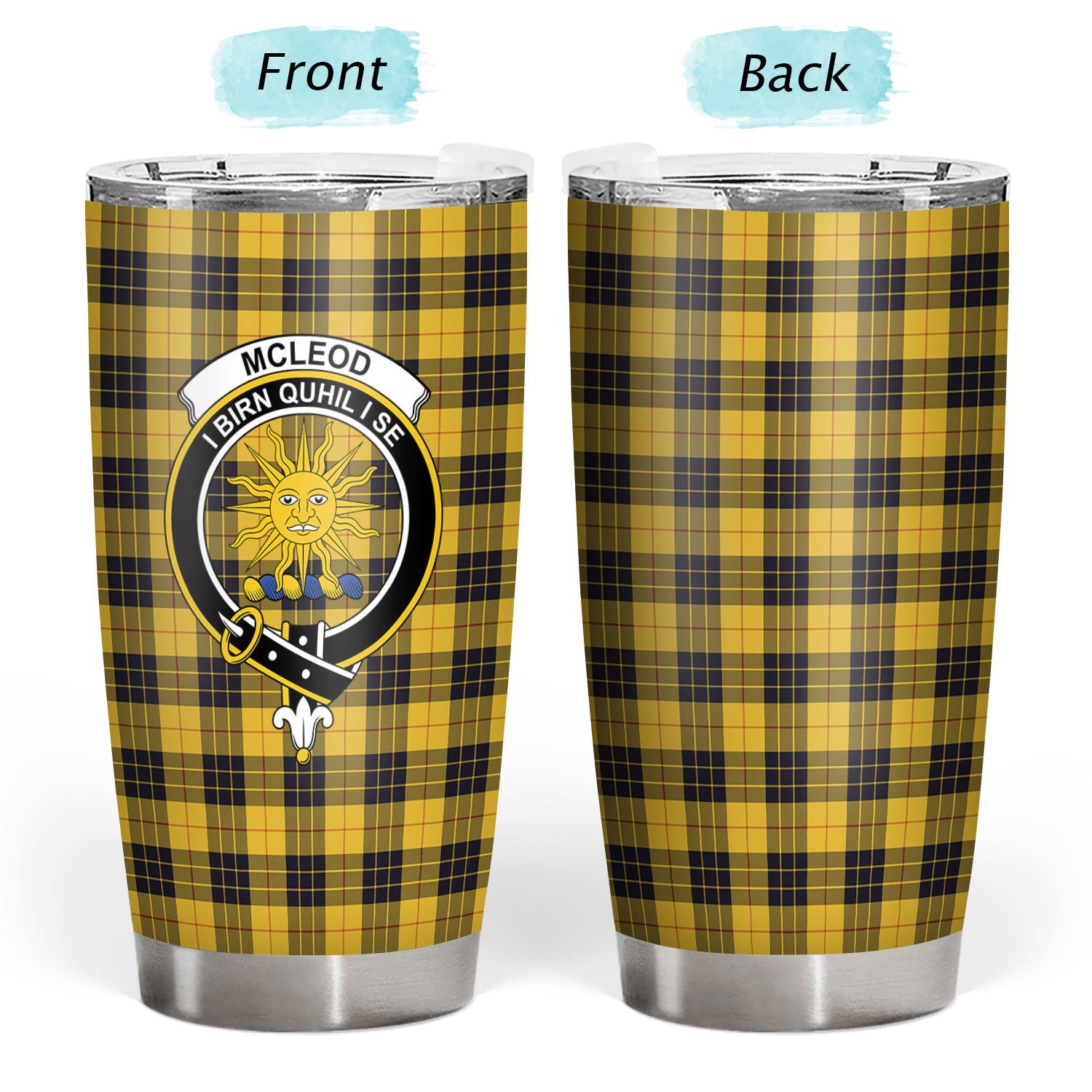 McLeod of Lewis Ancient Tartan Crest Tumbler