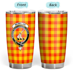 McMillan Clan Tartan Crest Tumbler