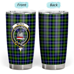 McNeil of Barra Modern Tartan Crest Tumbler