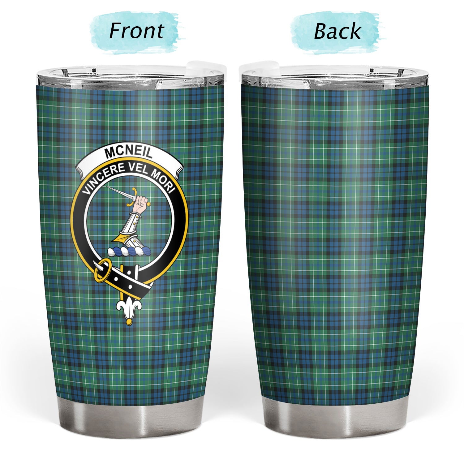 McNeil of Colonsay Ancient Tartan Crest Tumbler