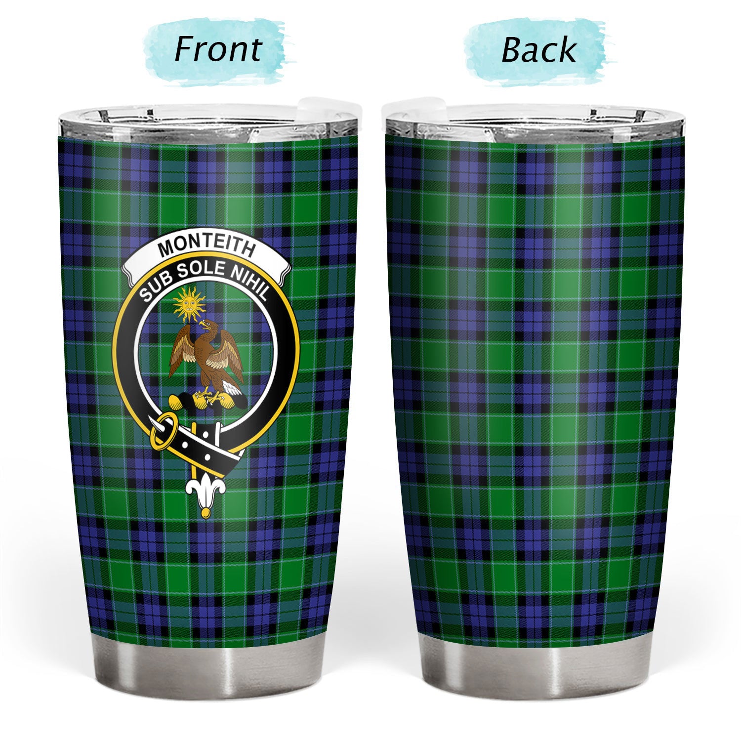 Monteith Tartan Crest Tumbler