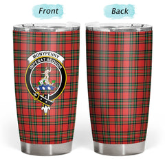 Monypenny Tartan Crest Tumbler