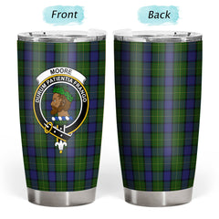 Moore Tartan Crest Tumbler