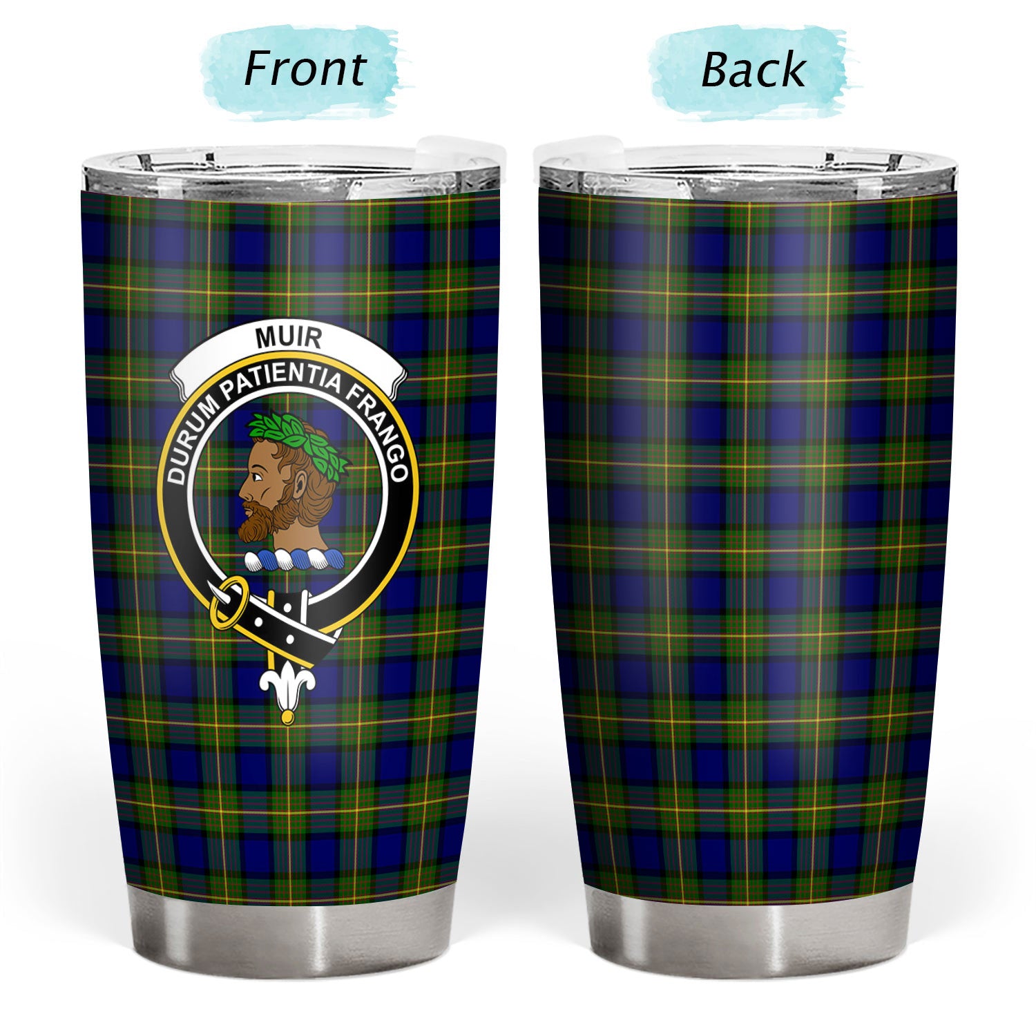 Muir Tartan Crest Tumbler