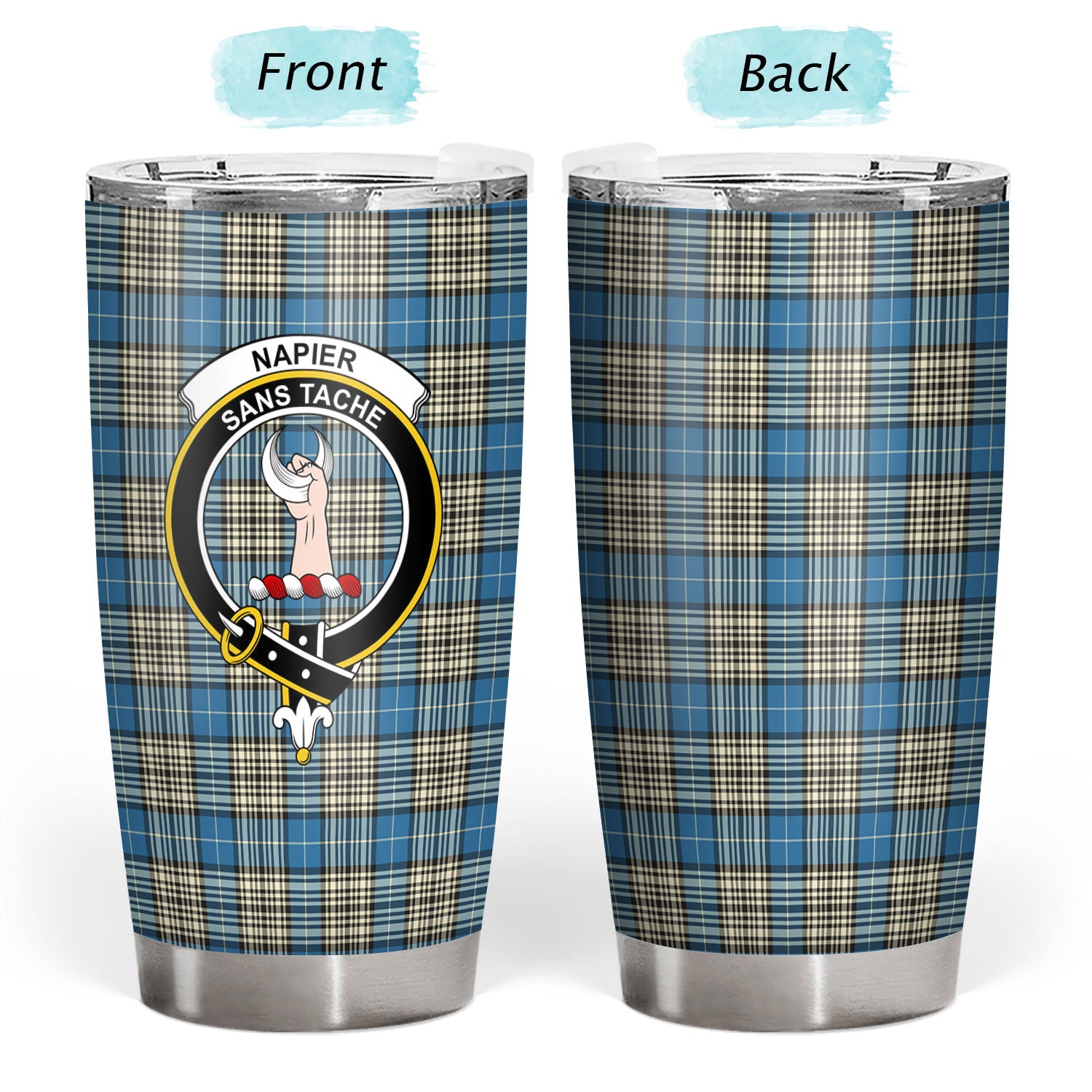 Napier Ancient Tartan Crest Tumbler