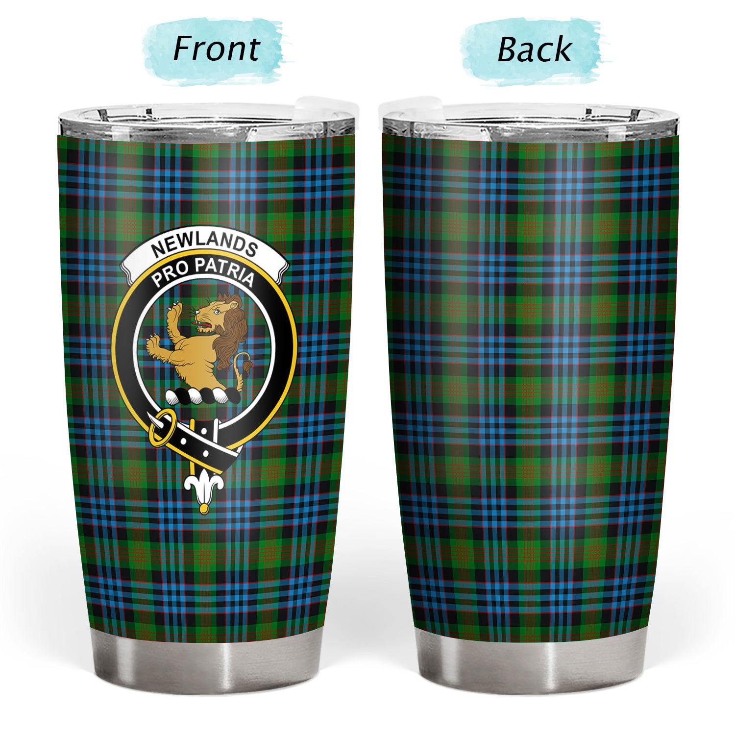 Newlands Tartan Crest Tumbler