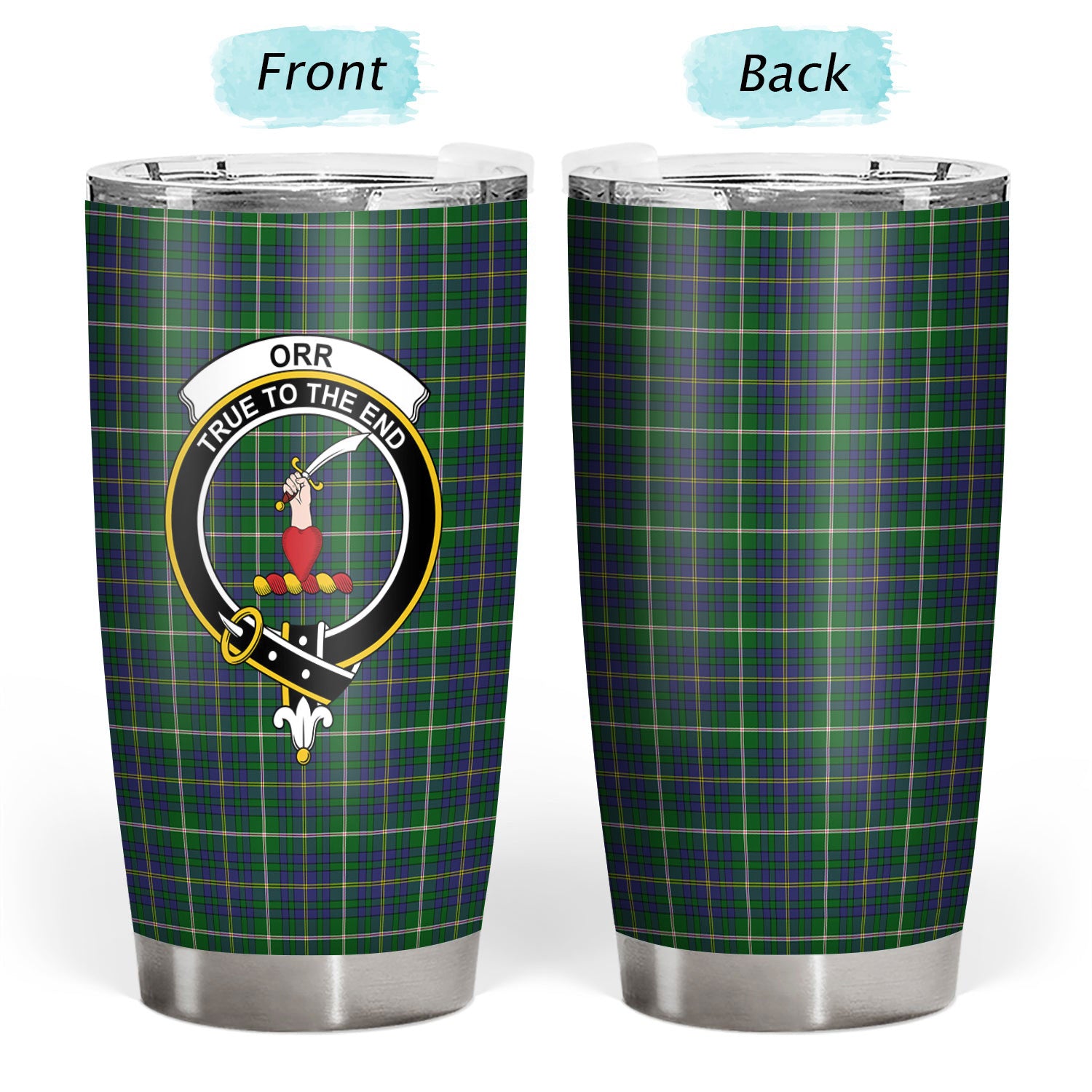 Orr Tartan Crest Tumbler