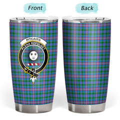 Pitcairn Hunting Tartan Crest Tumbler