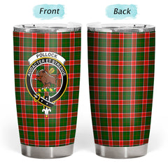 Pollock Tartan Crest Tumbler