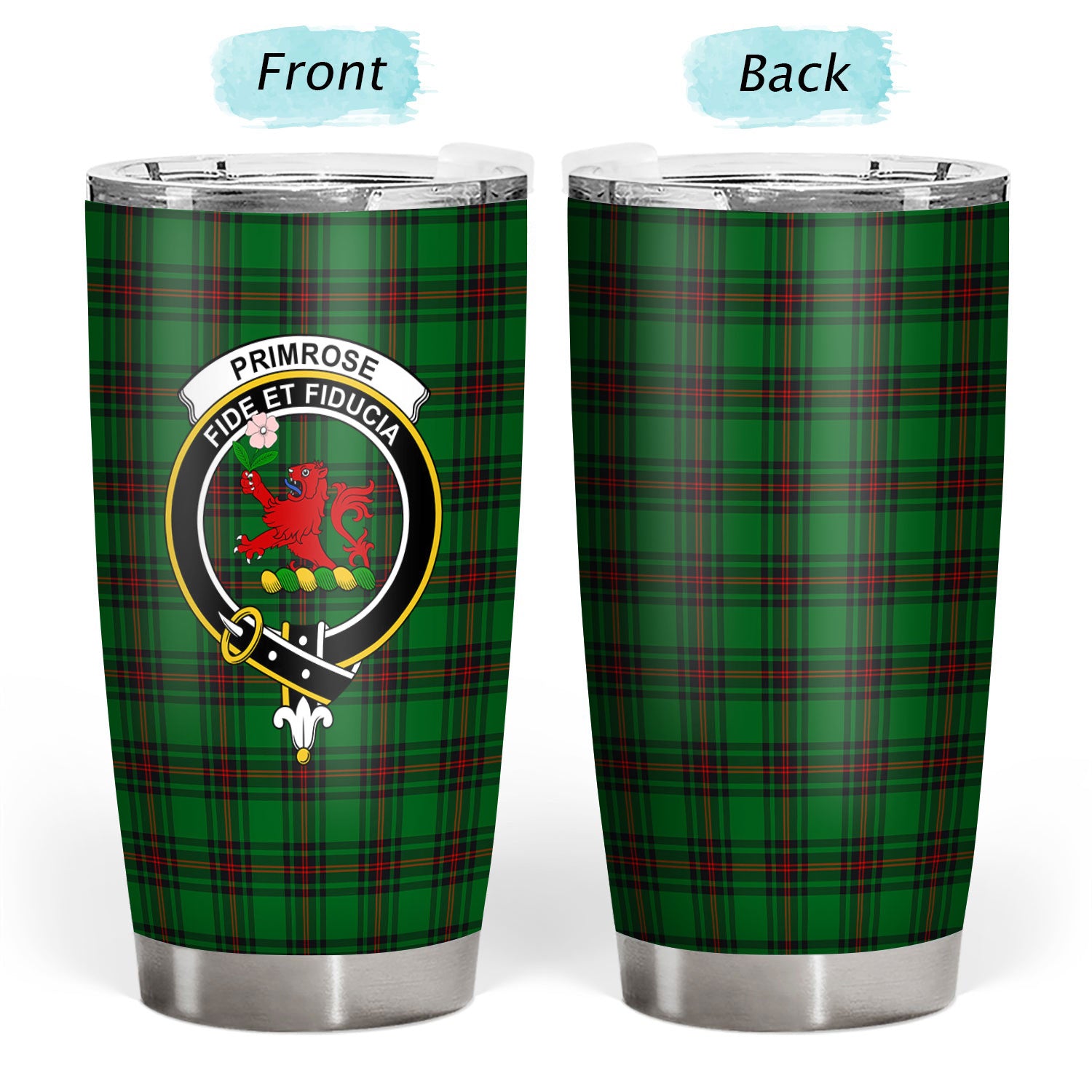 Primrose Tartan Crest Tumbler