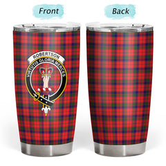 Robertson Modern Tartan Crest Tumbler