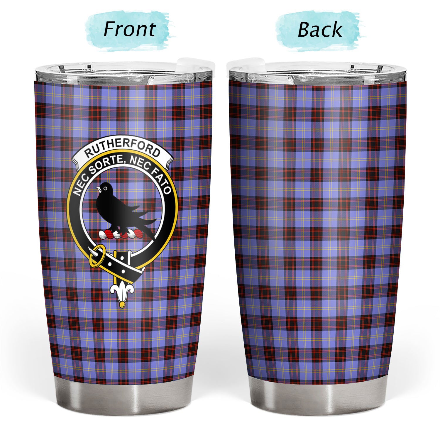 Rutherford Tartan Crest Tumbler