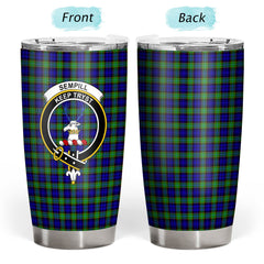 Sempill Modern Tartan Crest Tumbler