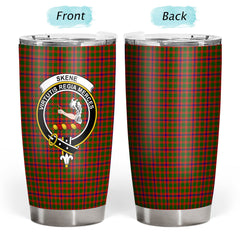 Skene Modern Tartan Crest Tumbler