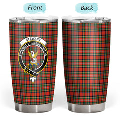 Stewart Royal Modern Tartan Crest Tumbler