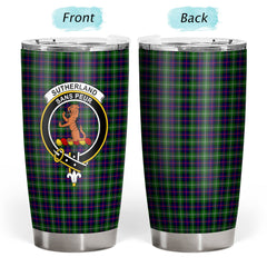 Sutherland Modern Tartan Crest Tumbler