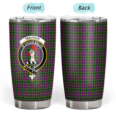 Tailyour (or Taylor) Tartan Crest Tumbler