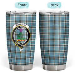 Thomson Blue Tartan Crest Tumbler