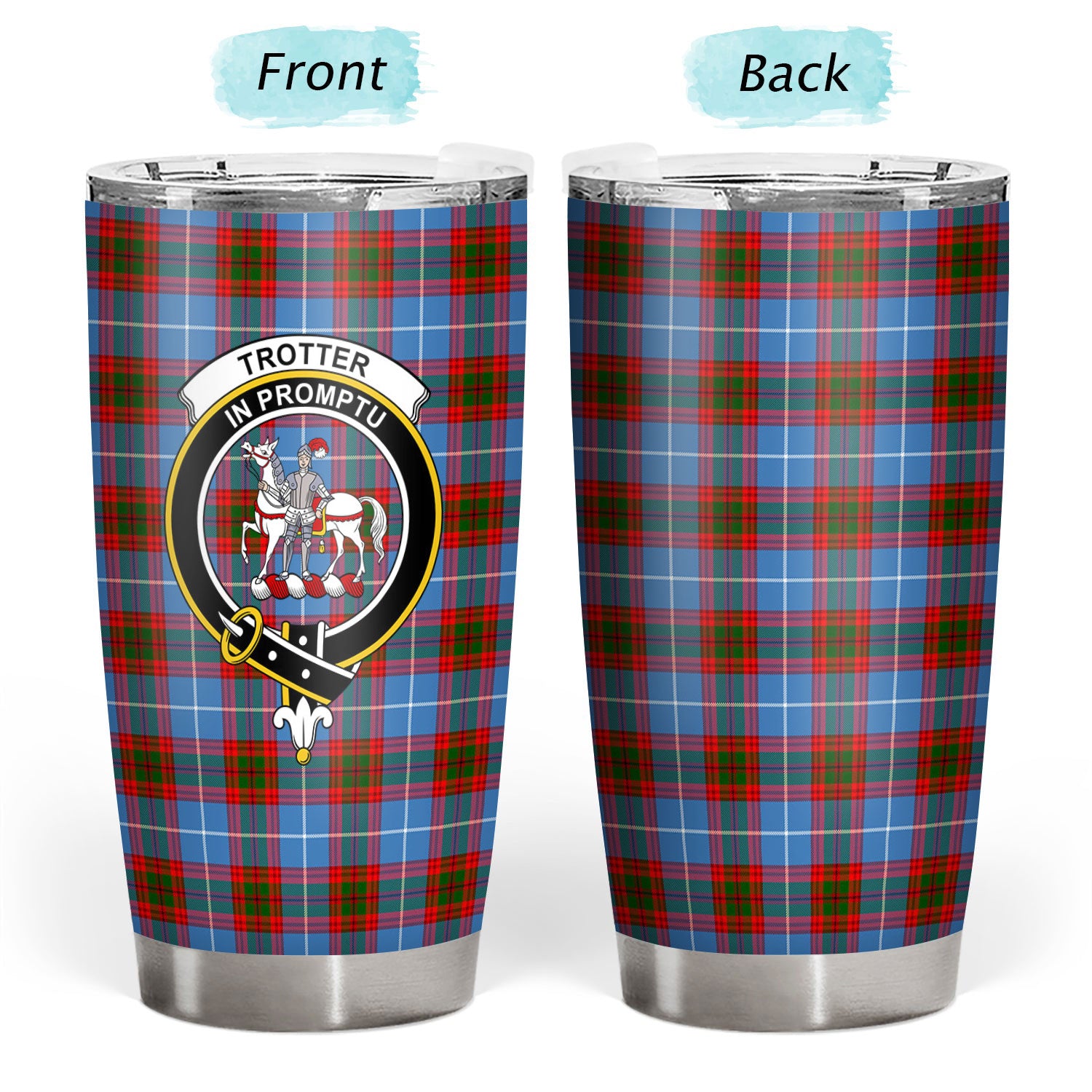 Trotter Tartan Crest Tumbler