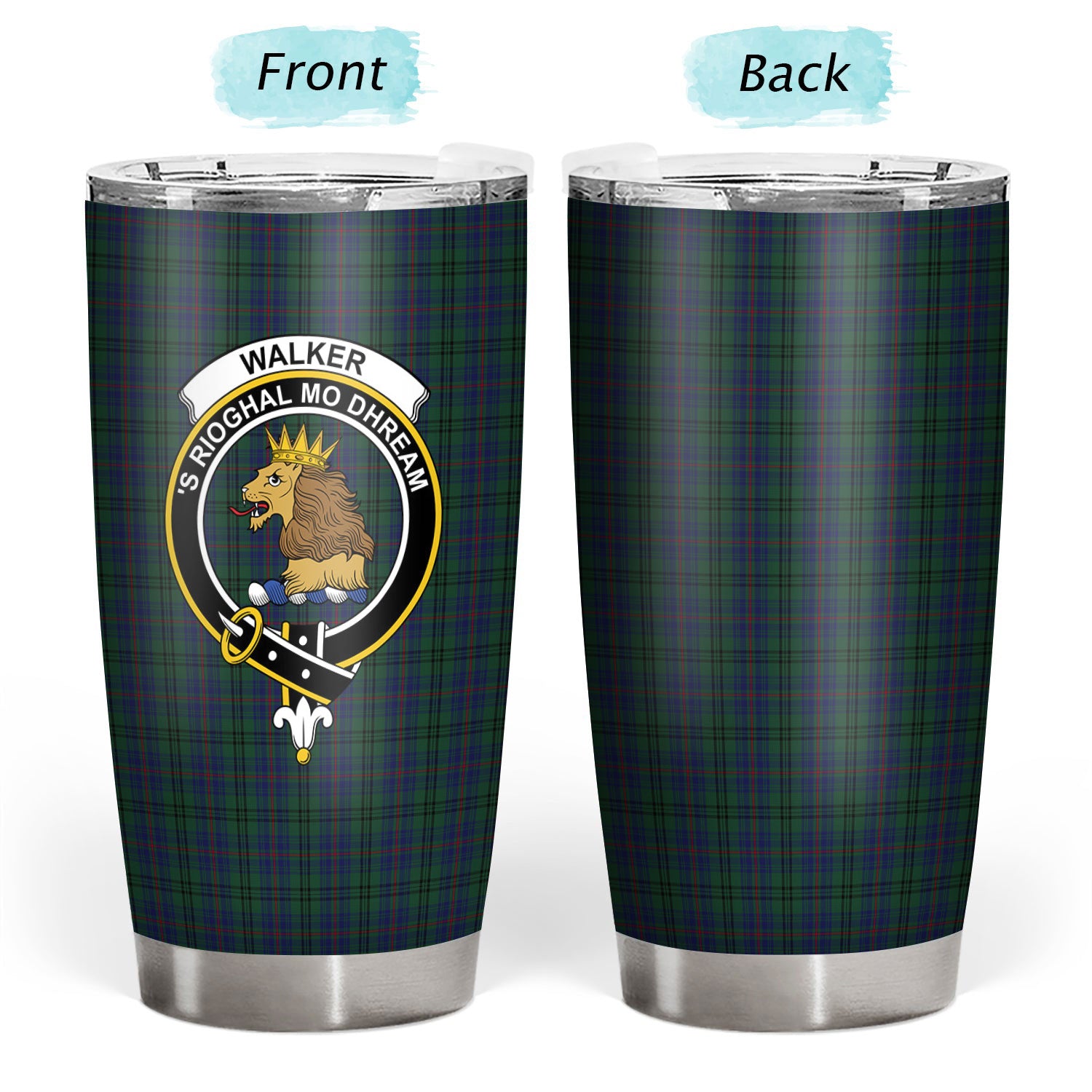 Walker Hunting Tartan Crest Tumbler