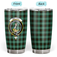 Wallace Hunting Ancient Tartan Crest Tumbler