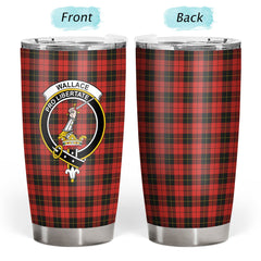 Wallace Weathered Tartan Crest Tumbler