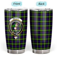 Watson Modern Tartan Crest Tumbler