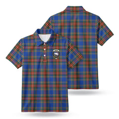 Beaton Ancient Tartan Crest Birdseye Mesh Polo Shirt