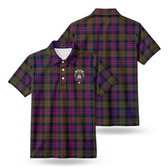McCrindle Tartan Crest Birdseye Mesh Polo Shirt