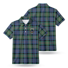 McDonnell of Glengarry Ancient Tartan Crest Birdseye Mesh Polo Shirt