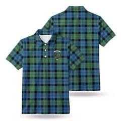 McEwan Ancient Tartan Crest Birdseye Mesh Polo Shirt