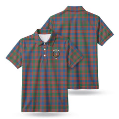 McIntyre Ancient Tartan Crest Birdseye Mesh Polo Shirt