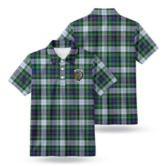 McKenzie Dress Modern Tartan Crest Birdseye Mesh Polo Shirt