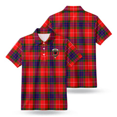 Tweedie Tartan Crest Birdseye Mesh Polo Shirt