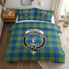 Barclay Hunting Ancient Tartan Crest Bedding Set