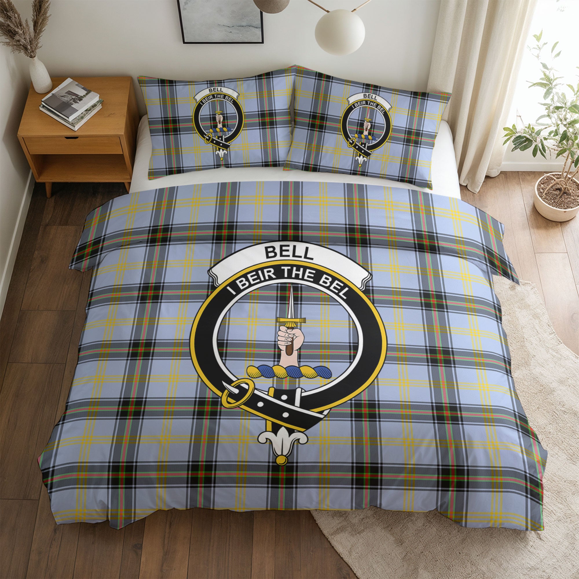 Bell of the Borders Tartan Crest Bedding Set